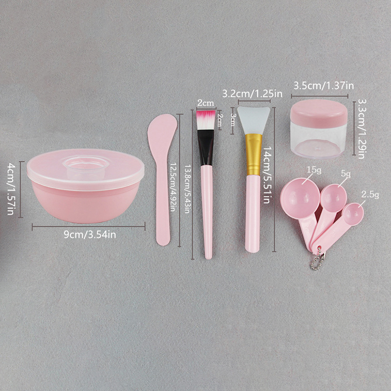 Skincare Qv - Facial Brush Mask Bowl Spoon Set