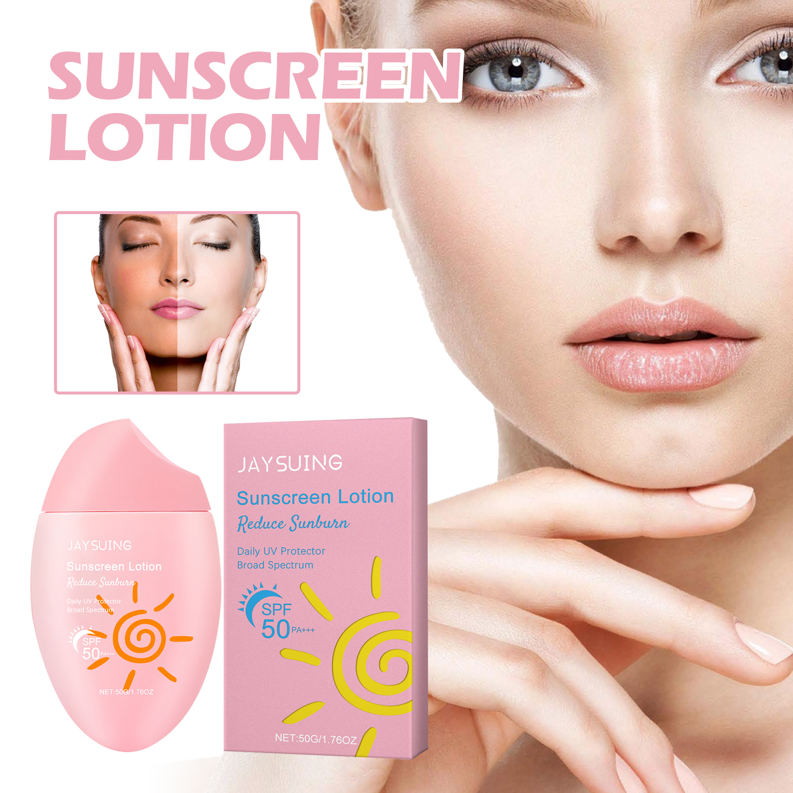 Spf 50 Sunscreen - Sunscreen Body Face Cream SPF 50+
