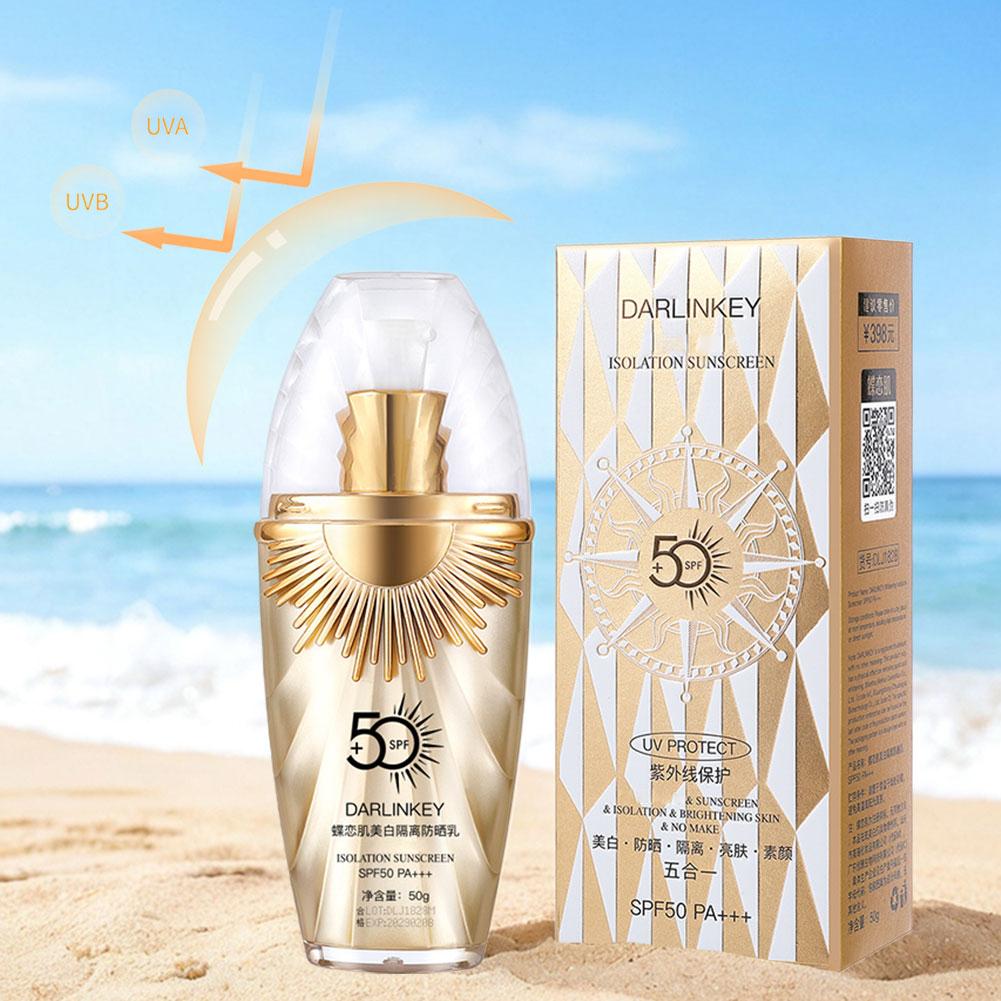 Spf 50 Sunscreen - DARLINKEY UV Protection Lotion For Daily