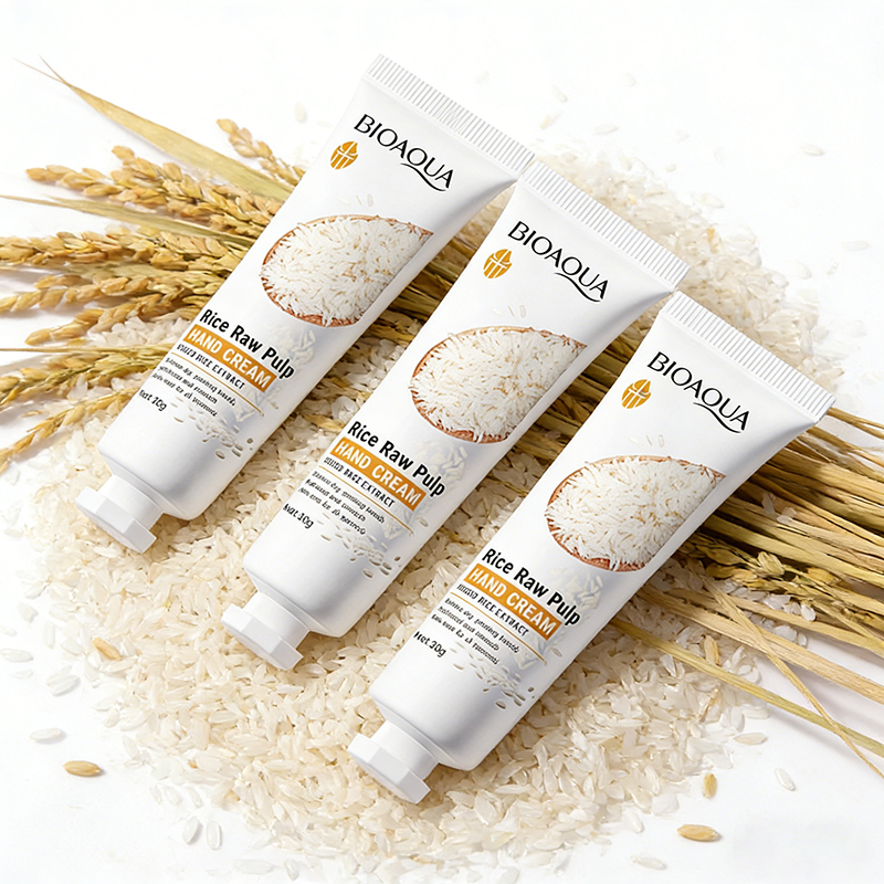 3/5pcs BIOAQUA White Rice Hand - مراجعة Skincare Bioaqua وسعره