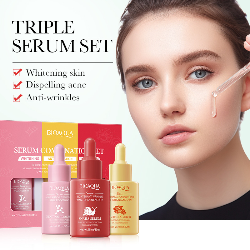 3pcs/set BIOAQUA Vitamin C Ret - مراجعة Skincare Bioaqua وسعره