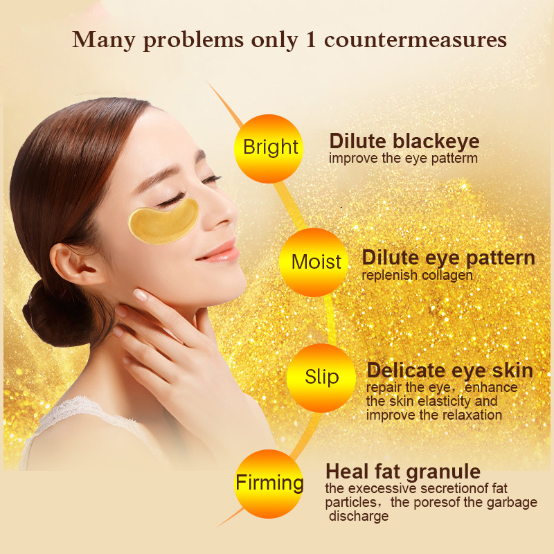 10/20pcs Golden Crystal Collag - مراجعة Skincare Qv وسعره