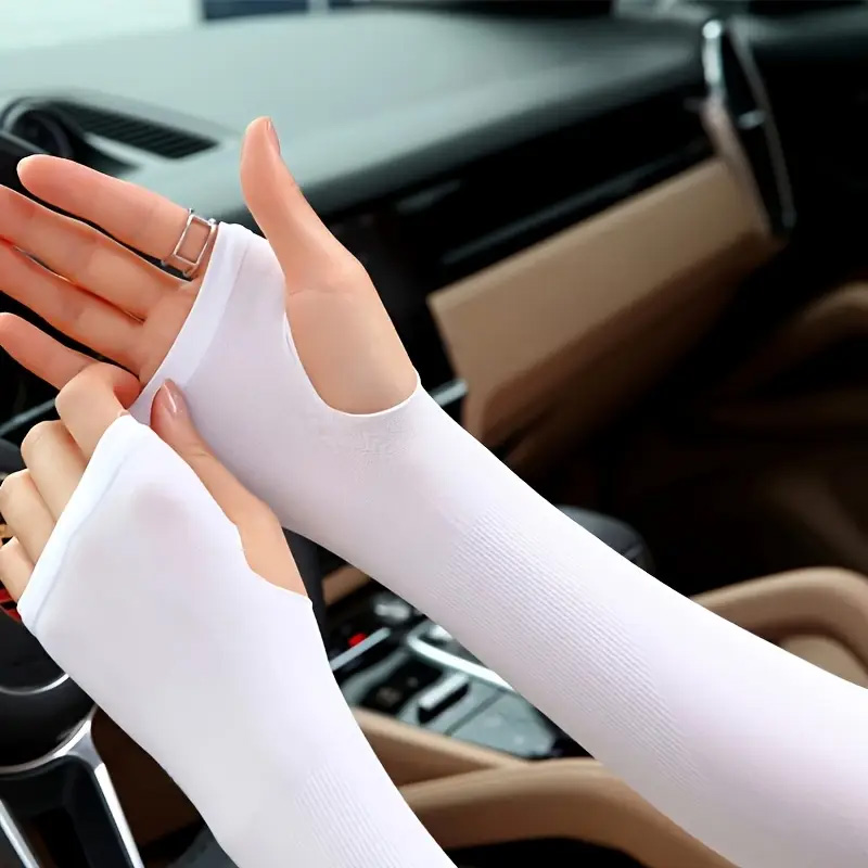 Ice Silk Sun Protective Sleeve - مراجعة Spf 50 Sunscreen وسعره