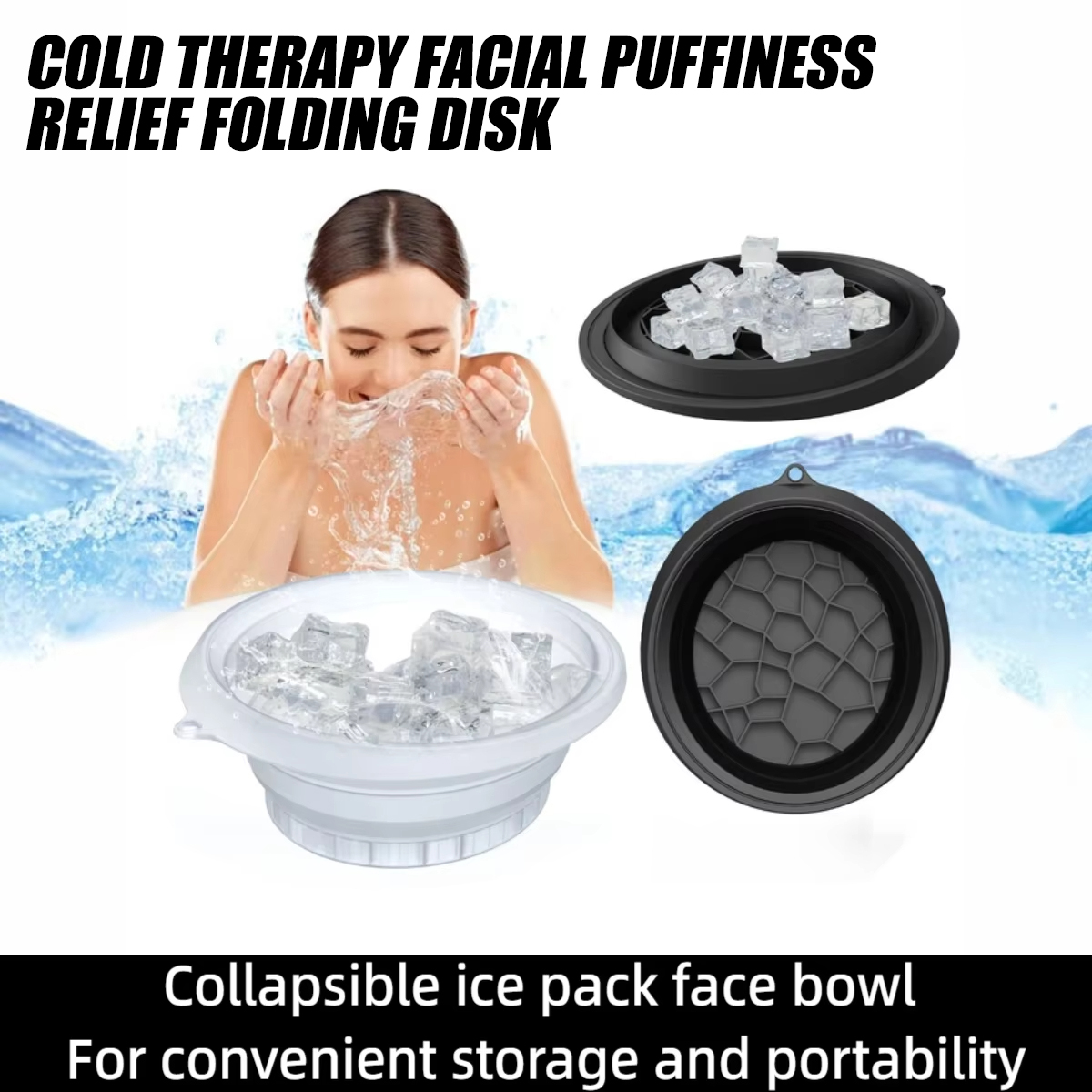 Silicone Foldable Face Ice Bat - مراجعة Skincare Qv وسعره