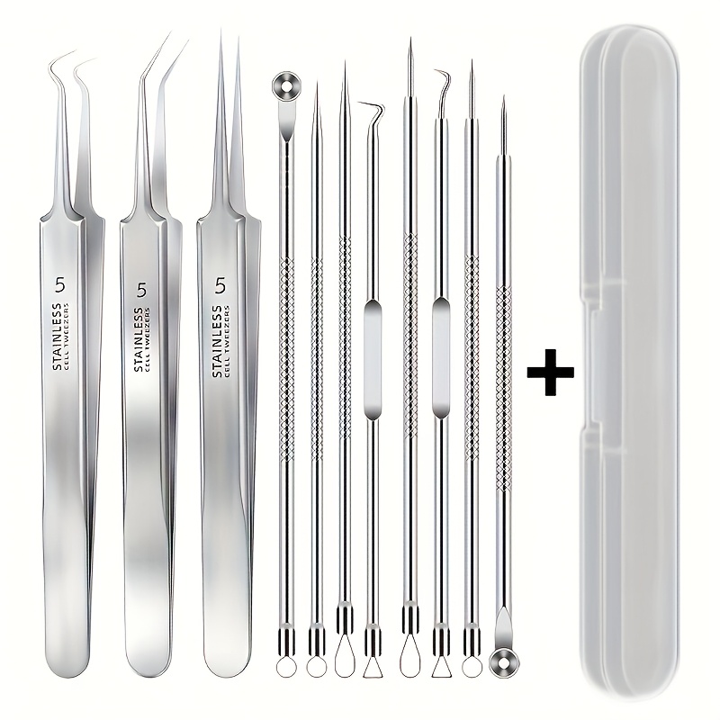 3/5/6/8pcs Stainless Steel Pim - مراجعة Skincare Qv وسعره