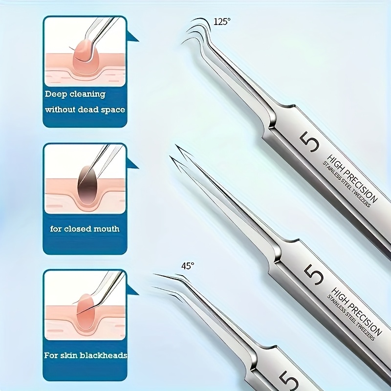 3/5/6/8pcs Stainless Steel Pim - مراجعة Skincare Qv وسعره