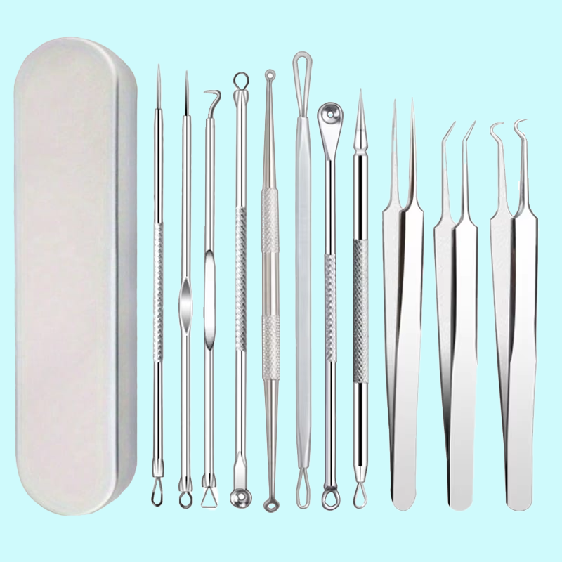 11Pcs/Set Acne Needle Blackhea - مراجعة Skincare Qv وسعره