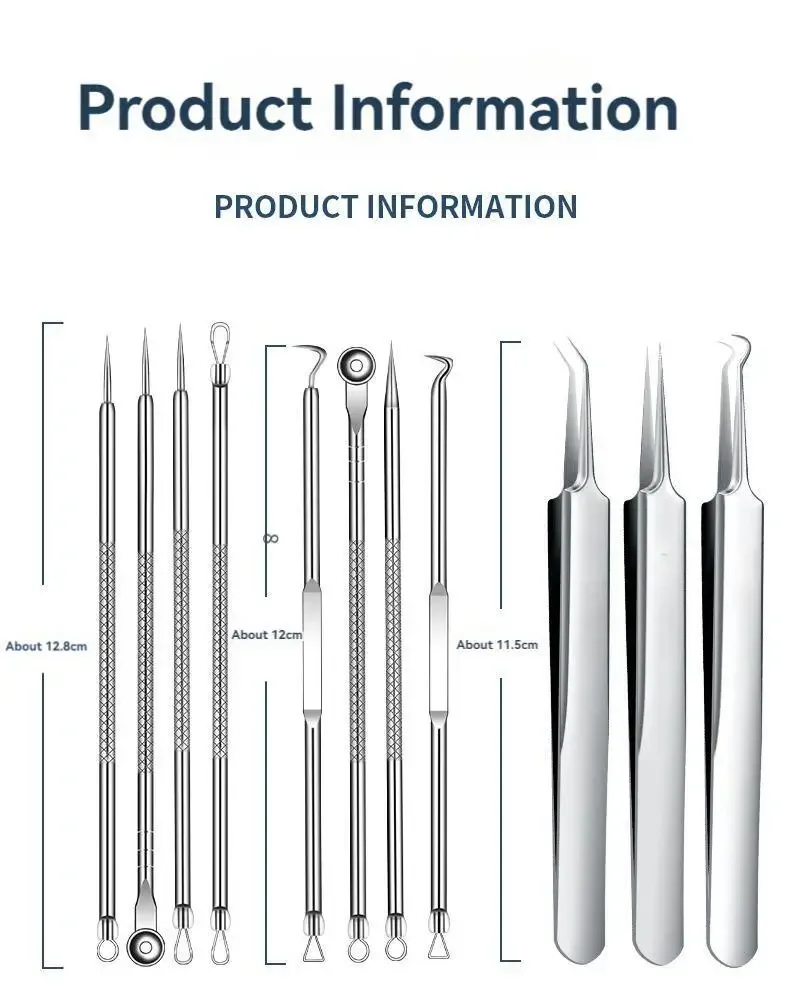 11Pcs/Set Acne Needle Blackhea - مراجعة Skincare Qv وسعره