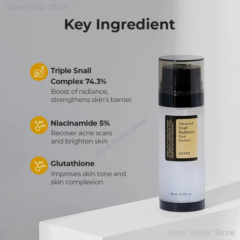 COSRX Niacinamide 5%+Snail Muc - مراجعة Skincare Cosrx وسعره