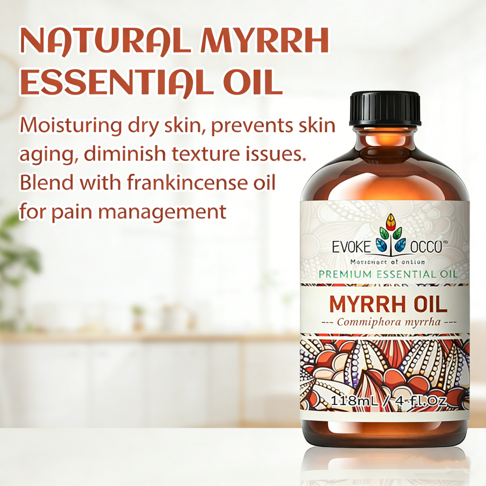 EVOKE OCCU Myrrh Essential Oil - مراجعة Skincare Skin 1004 وسعره