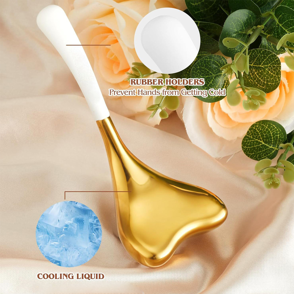 Ice Globes Spoon Massager Faci - مراجعة Skincare Qv وسعره