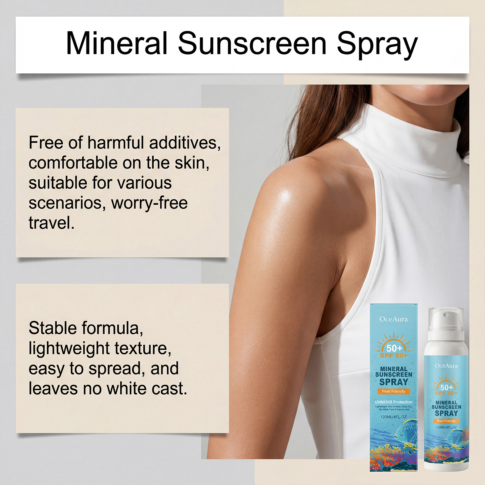 SFP 50+ Mineral Body Mist Phys - مراجعة Physical Sunscreen Mineral وسعره
