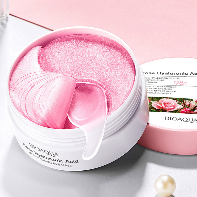 60pcs/box BIOAQUA Rose Hyaluro - مراجعة Skincare Bioaqua وسعره