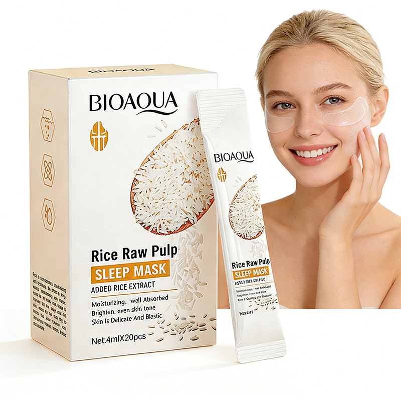 BIOAQUA White Rice Sleeping Fa - مراجعة Skincare Bioaqua وسعره