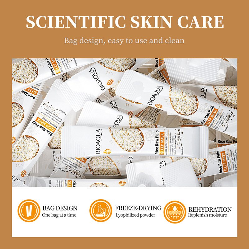 BIOAQUA White Rice Sleeping Fa - مراجعة Skincare Bioaqua وسعره