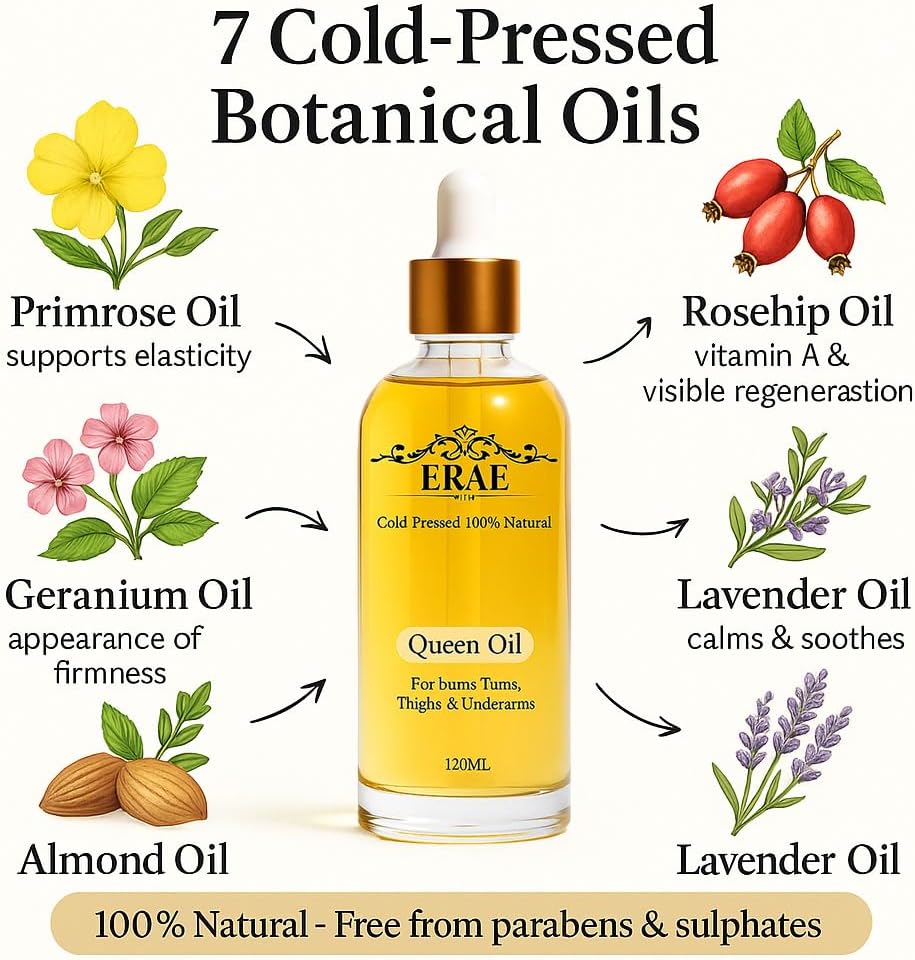 ERAE Queen Oil Cold-Pressed 10 - مراجعة Skincare Queen وسعره