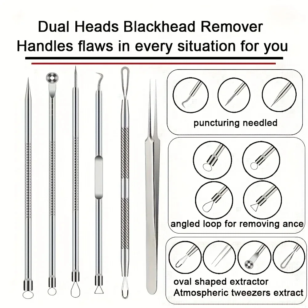 6Pcs Ultra-Precise Pimple Twee - مراجعة Skincare Qv وسعره